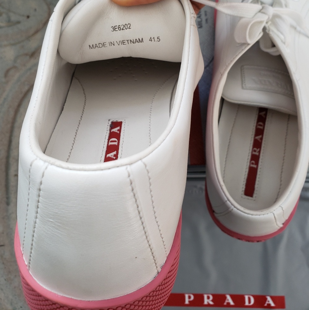 SOLD PRADA Sneakers (will fit sz 41) - Picture 5 of 8
